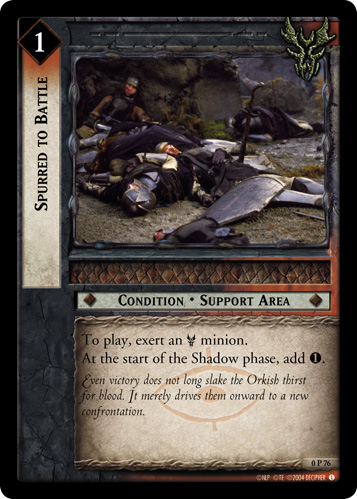 FOIL 0P76 - Spurred to Battle (P) - Click Image to Close