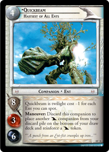 FOIL 15O3 - Quickbeam, Hastiest of All Ents (O)