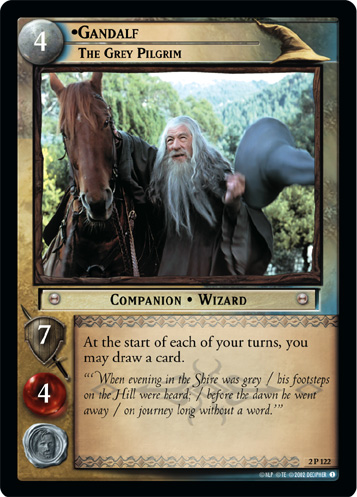 2P122 - Gandalf, The Grey Pilgrim - Click Image to Close